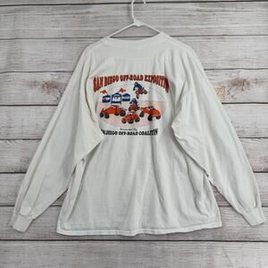 Vintage Y2K San Diego Off-Road Exposition Long Sleeve T-Shirt Mens XXL White